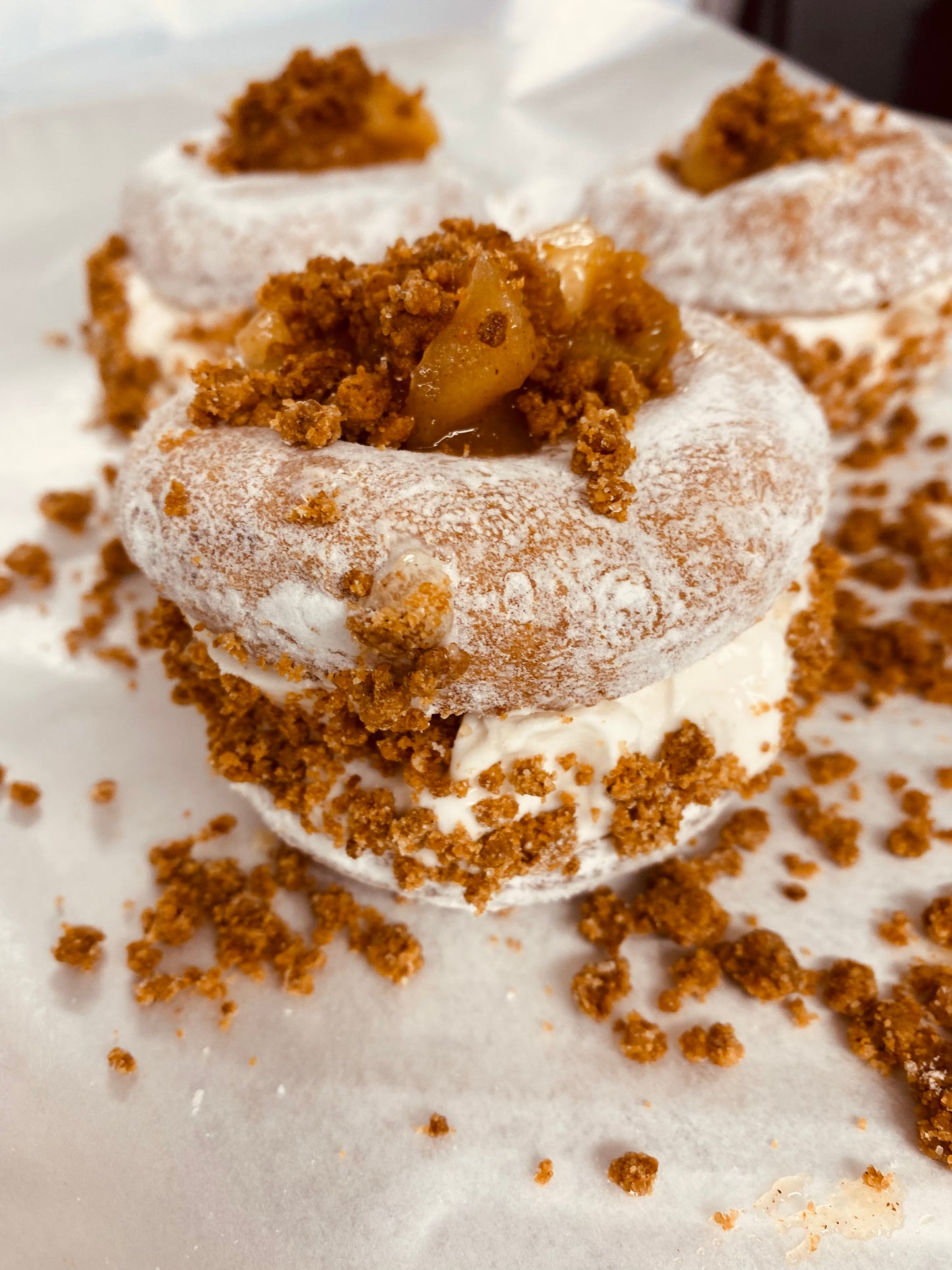 Apple Crumble Donut - Full Size
