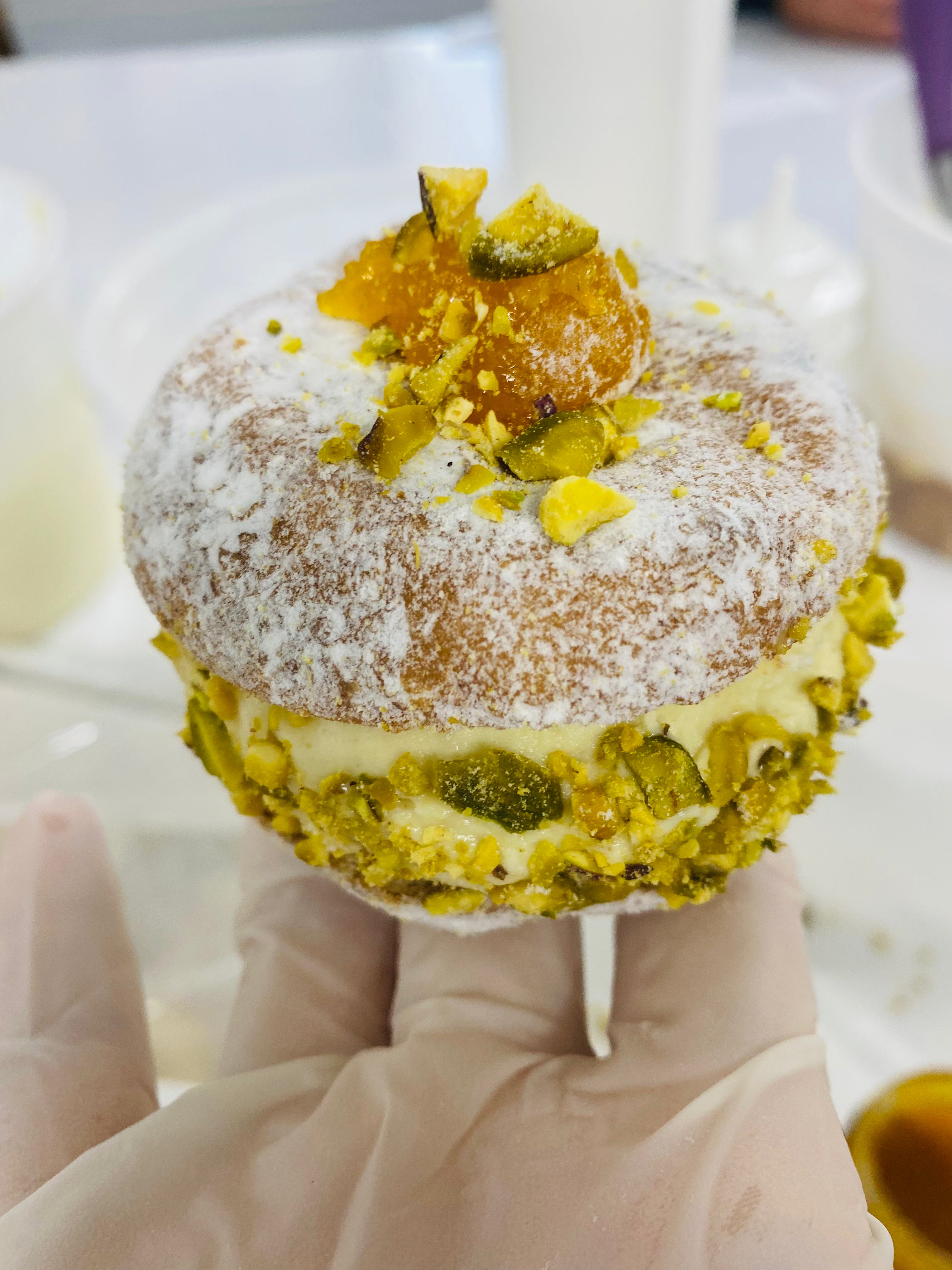 Pistachio Amardine with Apricot Donut - Full Size – Urban Pops