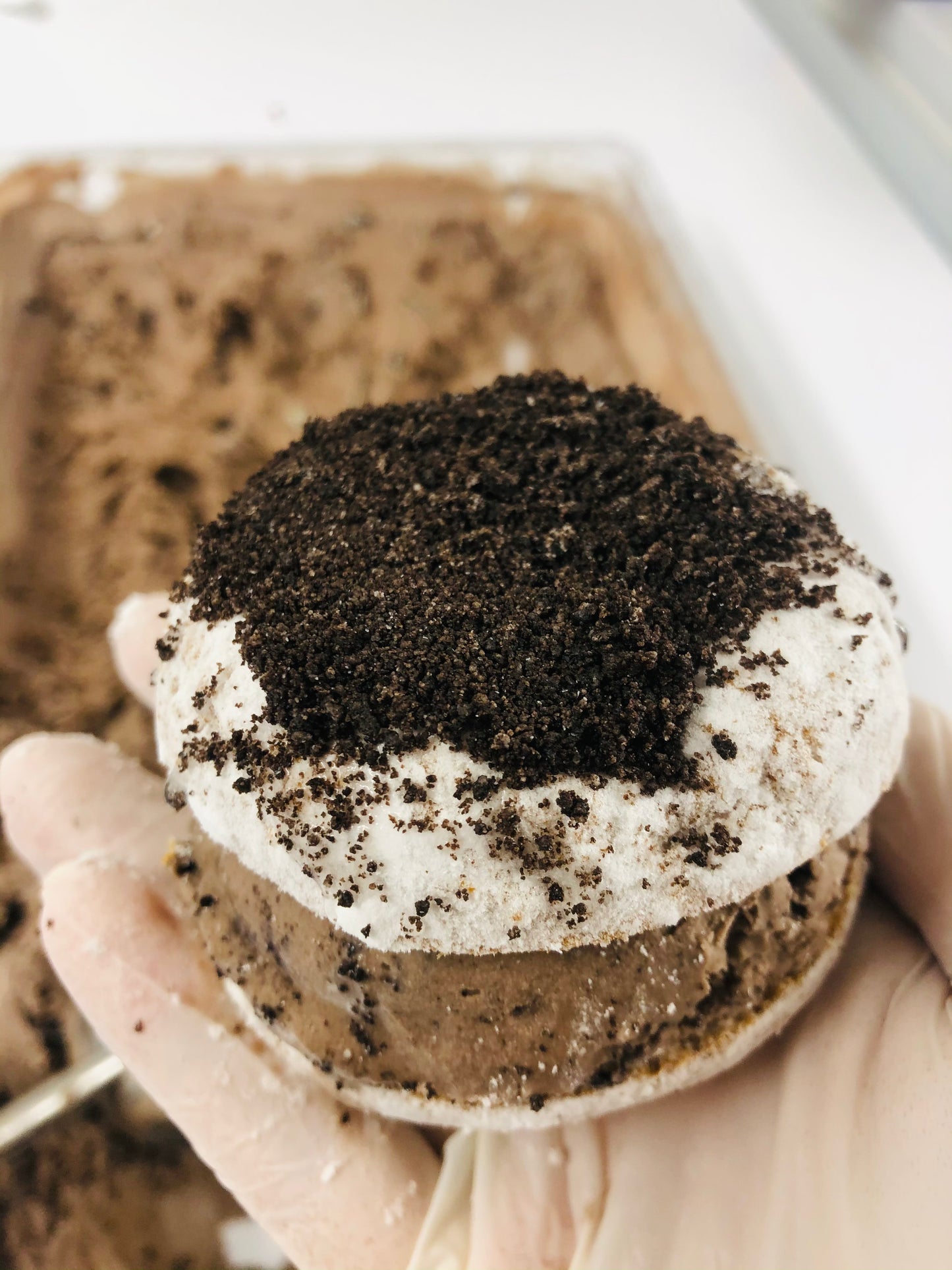 Oreo Blizzard Donut - Full Size