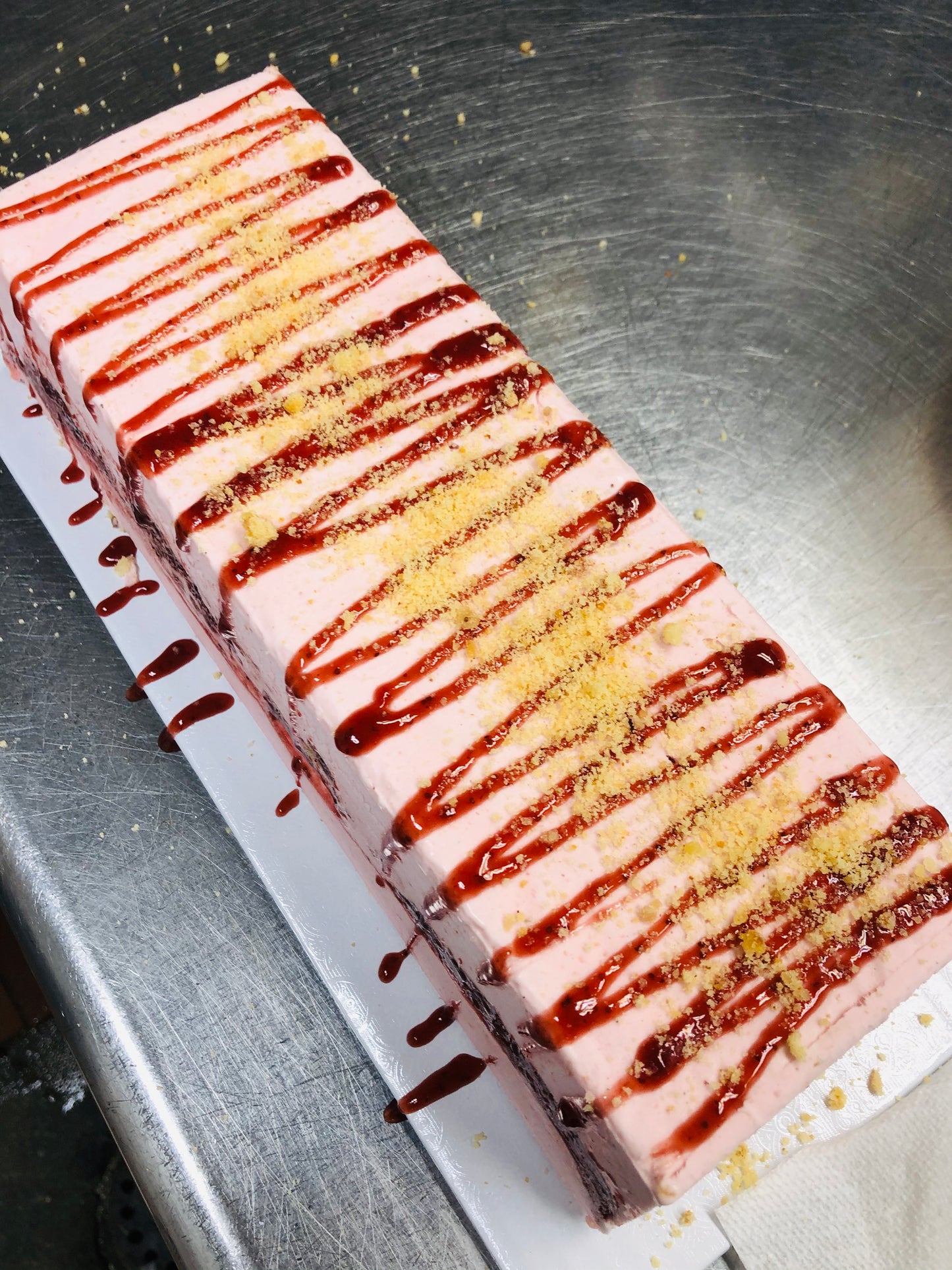 Strawberry Shortcake Log